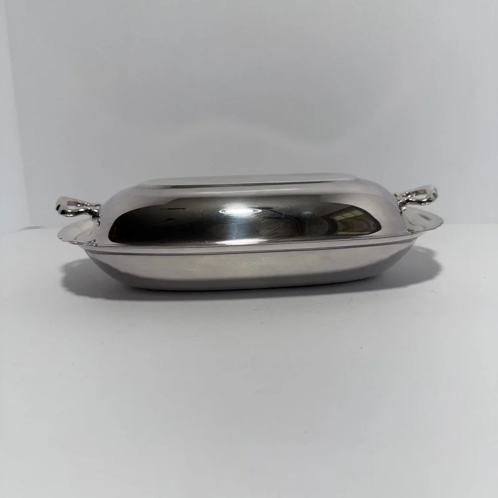 Reed & Barton Mayflower 5001 Silverplate Double Vegetable Serving Dish